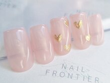 ネイルフロンティア 吉祥寺(NAIL FRONTIER)/ミラーハートネイル5480円～
