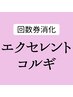 回数券消化 エクセレントコルギ