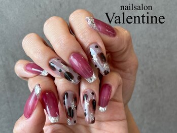 ネイルサロン ヴァレンタイン(nailsalon Valentine)の写真/ラメグラモデル価格【7700円】季節ごとに変わる定額ネイルはオフィスから派手めまで対応可能♪