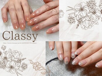 クラッシー(Classy)の写真/【学割U24◆平日限定!!ワンカラー・ラメグラ¥3900】100色から選択できます!お得にネイルを楽しんで下さい♪