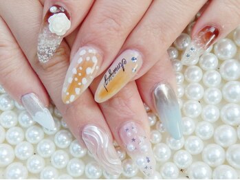 フラッシュネイル あまがさきキューズモール店の写真/除去付<¥5290定額&ア-トし放題¥5780&ア-トし放題プラス¥6580※持込デザインも人気>[フット]ア-トコ-ス¥7180