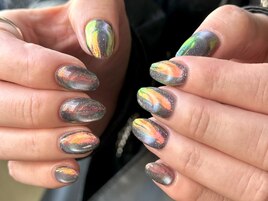 ネイビー×オーロラ×ぷっくり♪