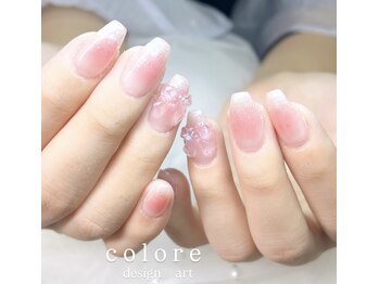 コローレ(Colore)/cheek ribbon nail