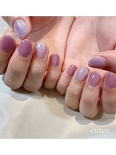 キュアーズ ネイル(CURES NAIL)/くすみパープル