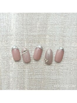 アムルーズ(Amoureuse)/ガラスフレンチネイル♪