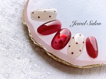 ジュエルサロン(JEWEL SALON)/奥行きハートネイル