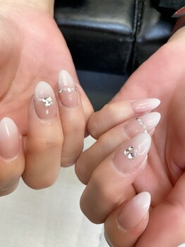 ネイルサロンアンドスクール ヴィタリティ(Vita-lity)/エアジェルホワイトグラデ