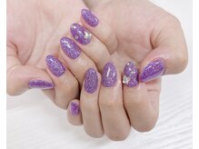 カメレオンネイル/グリッターワンカラーネイル