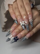 エクアネイルズ(Akuwa nails)/スカルプ◆150分アートやり放題