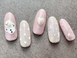 スノーマンネイル