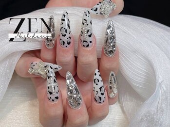 ゼン ネイル デザイン 池袋(ZEN NAIL DESIGN)/長さだしやり放題×つけ放題