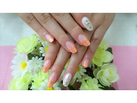 ラメグラ＋アートネイル