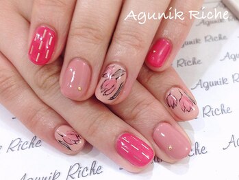 アグニークリッシェ(Agunik Riche)/【チューリップネイル】