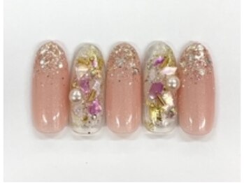 ディーネイル 四条烏丸(D-nail)/15番　2021春デザインコンテスト