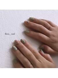 秋カラー新色♪くすみピスタチオ