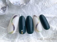 ネイル シーグラス(nail seaglass)/シンプルデザイン定額