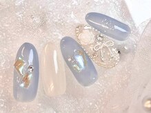ドルチェネイル(Dolce.Nail)/【ワンホンコース】薔薇ネイル