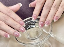 ルレーブ(LE REVE)/チークマグネットフレンチネイル