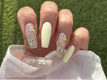 ジプソフィラの写真/ニュアンス／韓国ネイル／ワンホン／ガーリー／おまかせアート