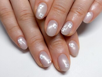 ネイルマムジジ(nailmum jiji)/フラワー ジェルネイル 持ち込み