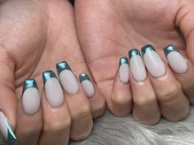 ネイルスタジオ ロギ(LOGI)/☆ミラーフレンチ☆