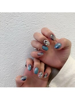 グラマラス アンジェアイ 荻窪店(glamourous ange eye)/ブルーネイル♪