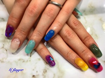 ジー フィンガー 千葉店(G)/カラフルネイル