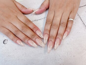 ネイル ビューティーマジック 葛西本店/ロングヌーディーネイル