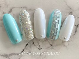 シェル夏ブルー海