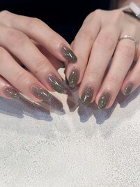 ブラックフラッシュネイル