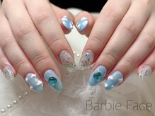 バービーフェイス 恵比寿(Barbie Face)の雰囲気（雲ネイル　夏 可愛い フルーツ リゾート 3D バエネイル トレンド）