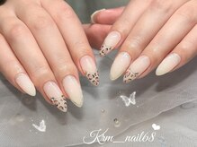 エルナ 新宿(Eluna)/ヒョウ柄ネイル 担当西村