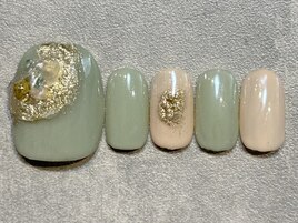 インク　奥行き　キラキラ