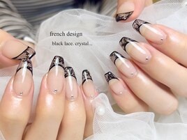black lace × french