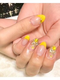 立和名/キラキラカラーフレンチ