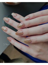 ゴトラネイル(5.tr_nail)/simpleデザイン５本アート