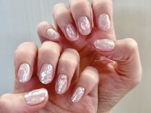 シェルネイル(shell nail)/シンデレラパウダーでうるうるに