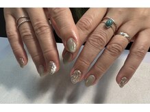 ネイルサロン エーナイン イオン東札幌店/マグネット×ラメ