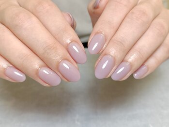アネモネネイル(anemone nail)/ナチュラルワンカラー