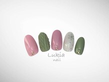 ルキア(Lukia)/冬おすすめ☆シンプルネイル