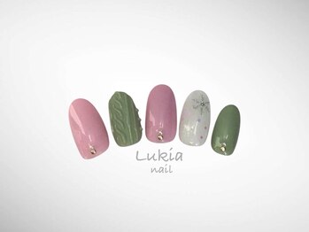 ルキア(Lukia)/冬おすすめ☆シンプルネイル