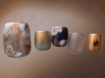 アンティークフラワーフット