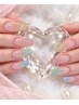 【HAND】フラッシュネイル　ワンカラーorラメグラ　￥4280