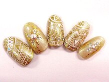 クリスタルネイル ボンベルタ橘店(CRYSTAL NAIL)/ゴージャスネイル