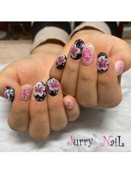 ジュリーネイル 所沢店/３ｄ桜ネイル