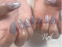 ネイルセッション(nail session)/大理石×マット