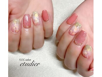 S.I.Gサロン エチュデイエ(etudier)/華やかニュアンスネイル☆