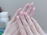 【HAND☆オフィスにおすすめ】カラ一なし・透明・クリアのワンカラ一￥3900
