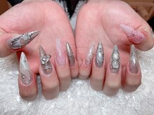 レアネイル 新宿(le'a nail)/ミラーネイル