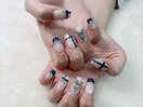 ジェルアートつけ放題¥9000